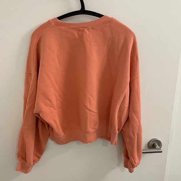 AGOLDE Balloon Sleeve Crewneck Sweatshirt - Picture 3 of 4